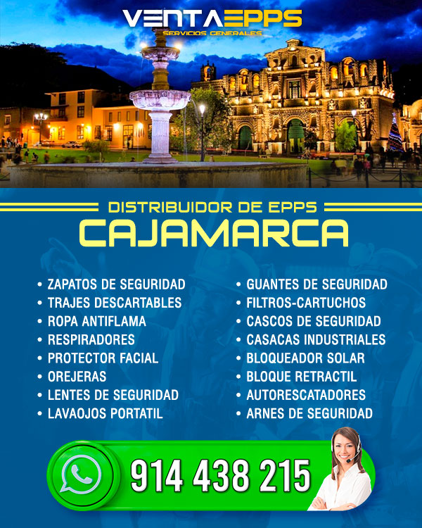  VENTA DE EPPS CAJAMARCA, DISTRIBUIDORES EN VENTA DE EPP EN CAJAMARCA 